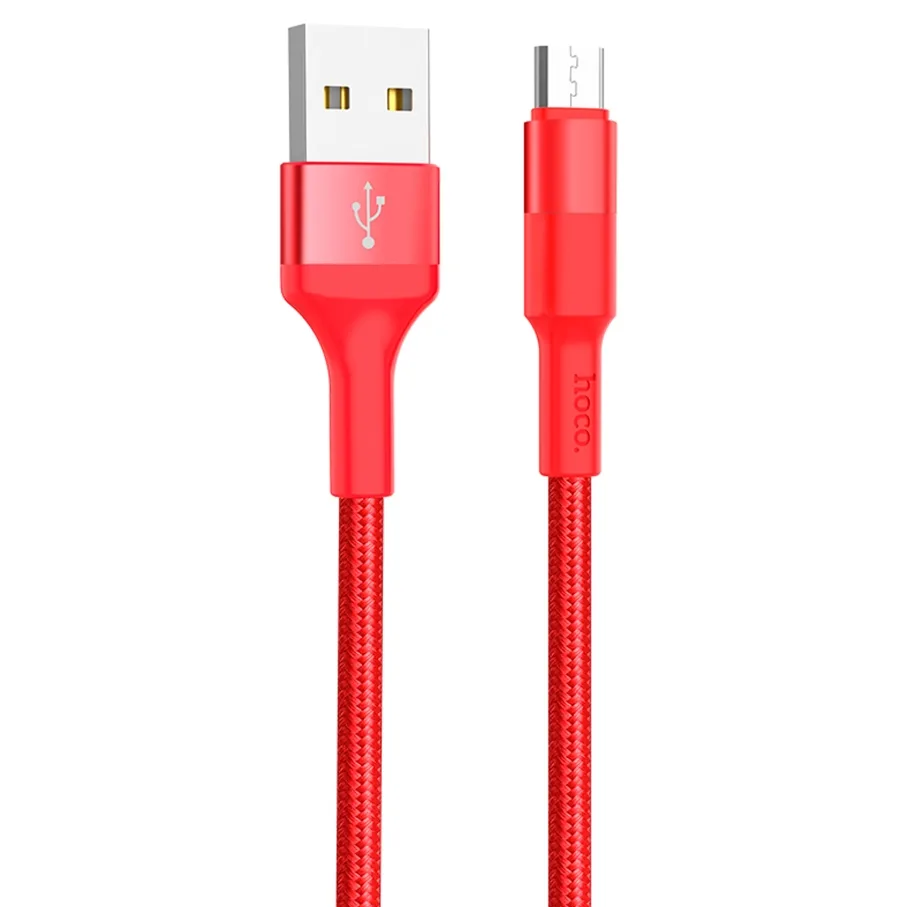 USB Hoco X26 Xpress Charging, цвет красный