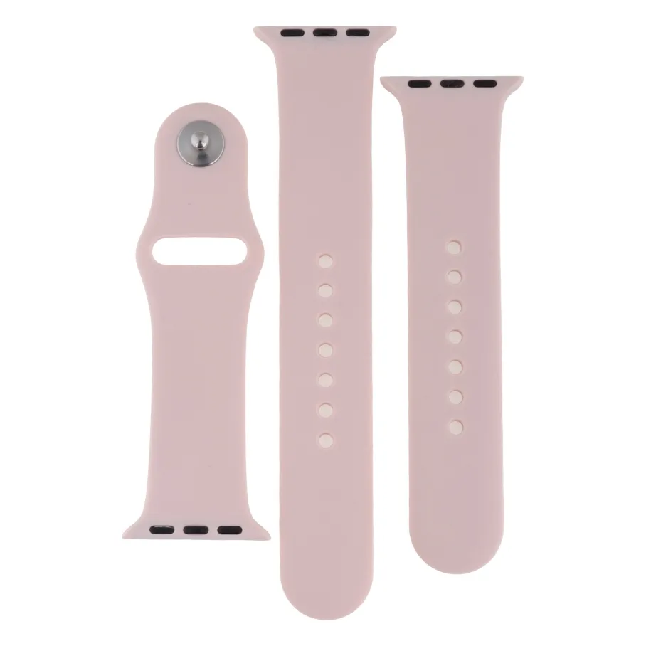 Ремешок для Apple Watch Band Silicone Two-Piece 38/40/41 mm 19.Pink Sand